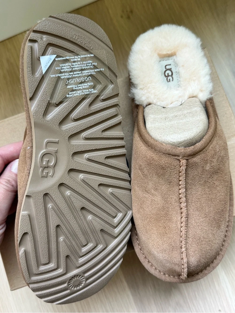 BEAND NEW UGG Keegan Slipper USA size 3 (Chestnut)